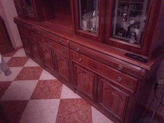 Mueble salón madera-cristal
Vintage 