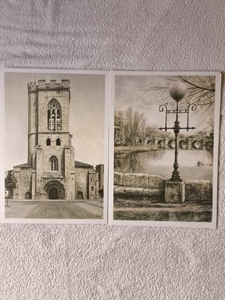 PALENCIA CARPETA DE 10 LAMINAS MONUMENTOS DE CAPEL