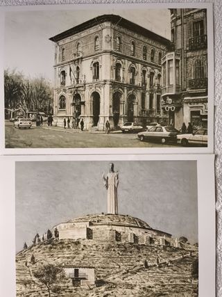 PALENCIA CARPETA DE 10 LAMINAS MONUMENTOS DE CAPEL