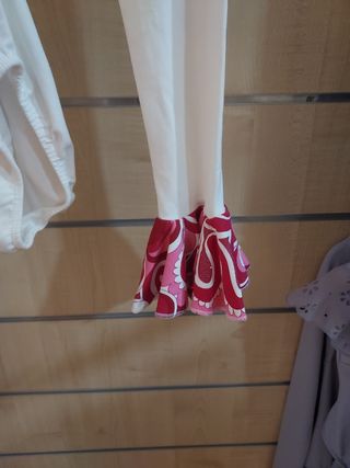 Maillot Flamenco Rosa-Blanco