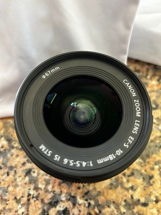 Objetivo Canon EFS 10-18mm