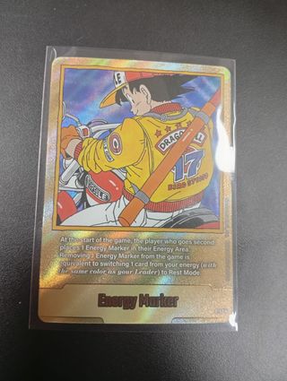 Carta Dragon Ball Energy Maker Goku Dorada