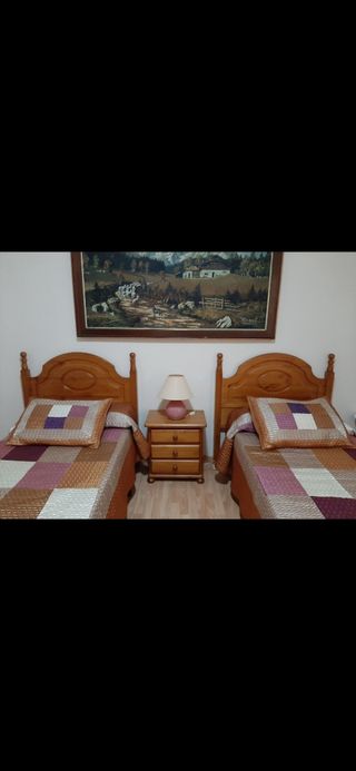 2 Cabeceros cama 90cm -madera