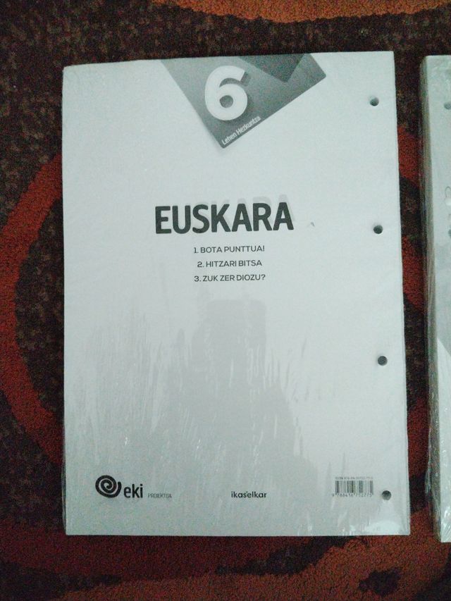 EKI LH 6. Pack Matematika y Euskera . Jarduerak