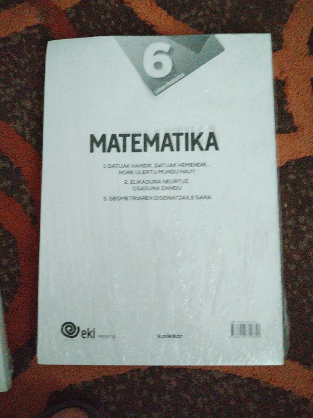EKI LH 6. Pack Matematika y Euskera . Jarduerak
