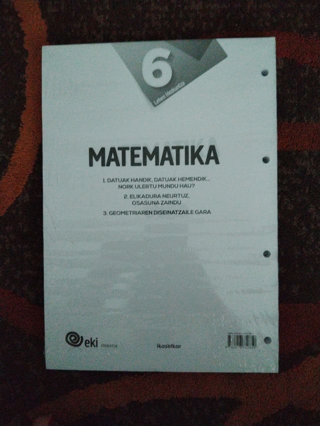 EKI LH 6. Matematika 6. Jarduera Fitxak