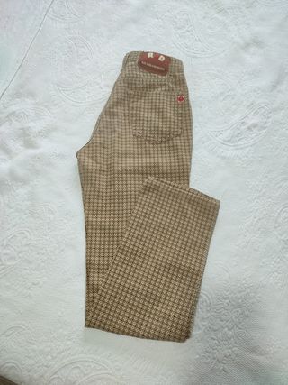 Pantalones vintage beige y marrón