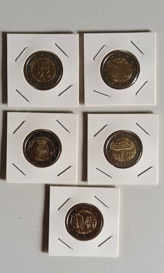 Lote Monedas 2€ Conmemorativa España 23, 24 y 25