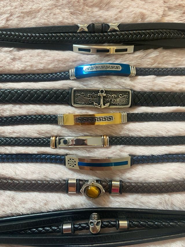 Pulseras hombre - Pack 9 unidades