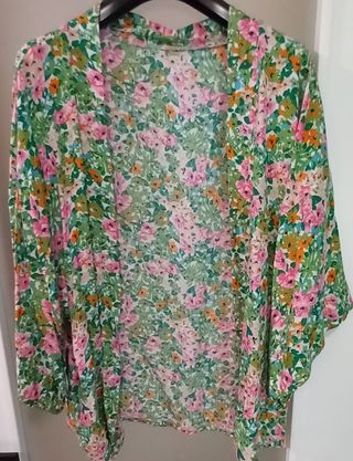Blusa Kimono Flores