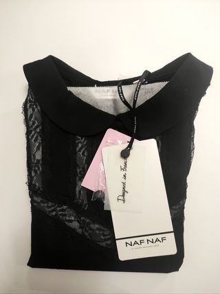 Blusa negra Naf Naf XS