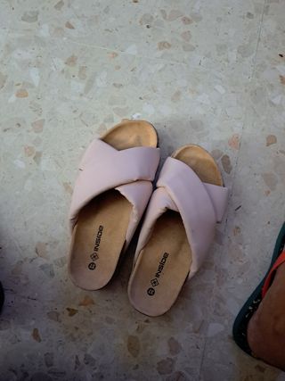 Sandalias rosa verano