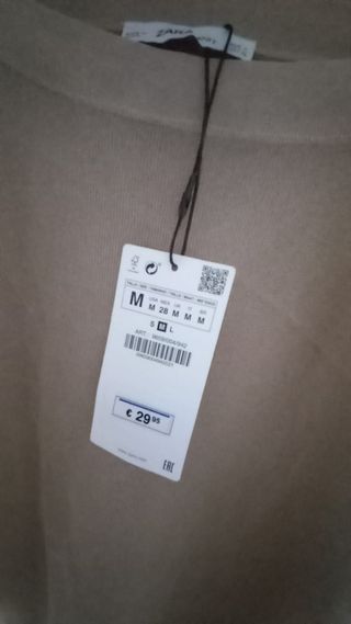 Blusa Zara beige - Talla M