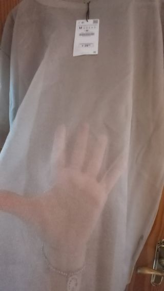 Blusa Zara beige - Talla M