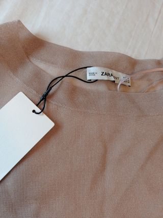 Blusa Zara beige - Talla M