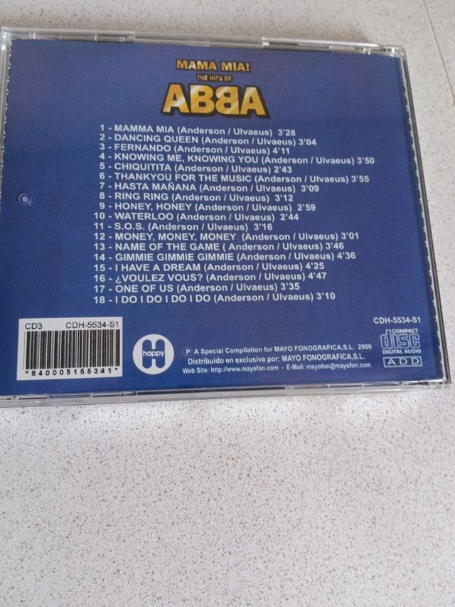 2 CDs ABBA: Mama Mia! & Master Series