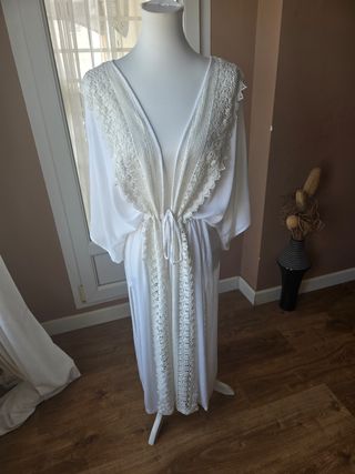 Vestido Blanco Boho Chic