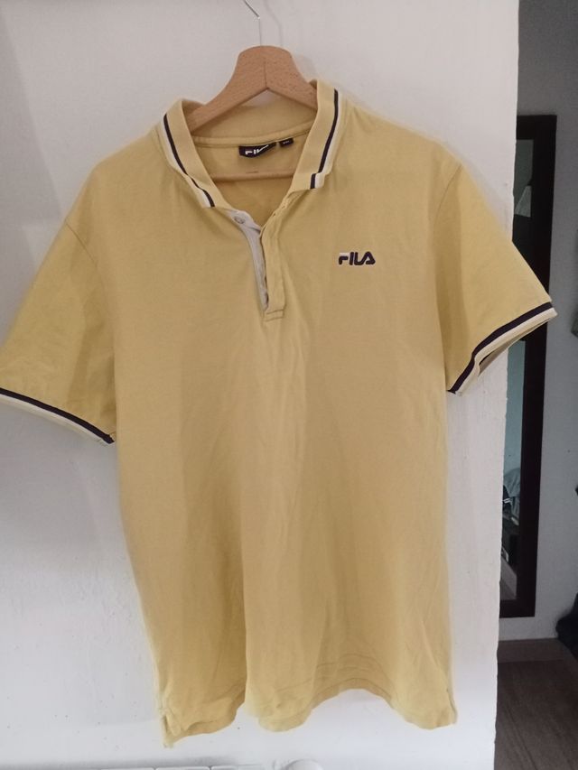 Polo Fila Amarillo XXL