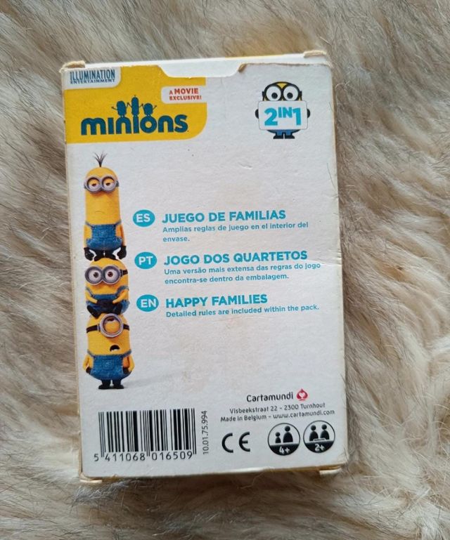 Juego Cartas Minions