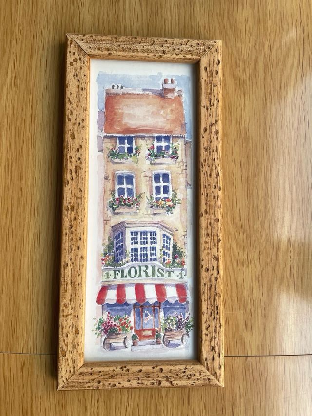 Cuadros vintage tiendas: 2 ud.