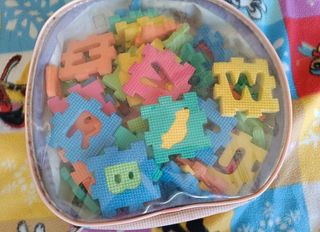 Alfombra de letras espuma