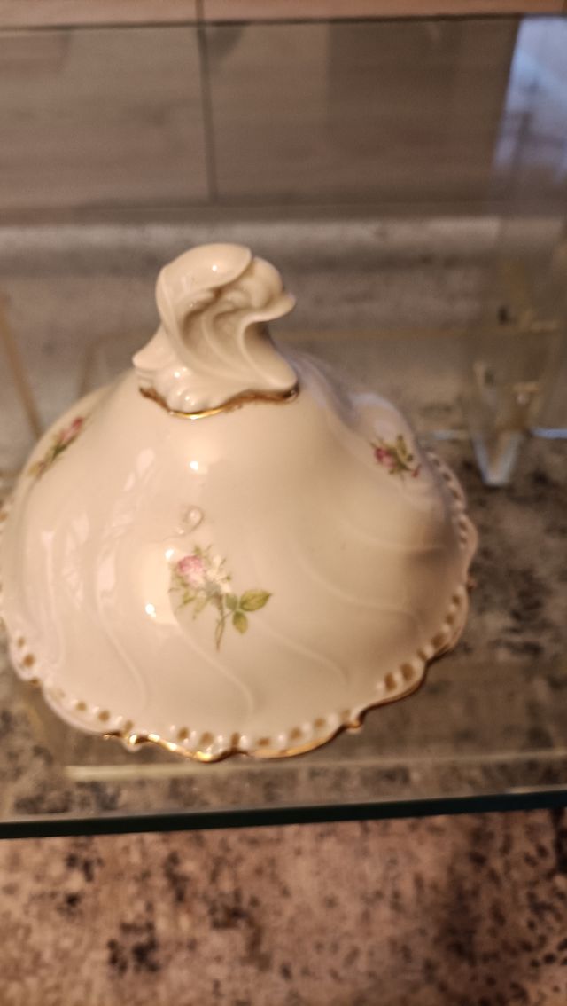 Jarrón Tibor porcelana rosa Capeans