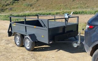 Remolque 2 ejes - 1000kg c/u