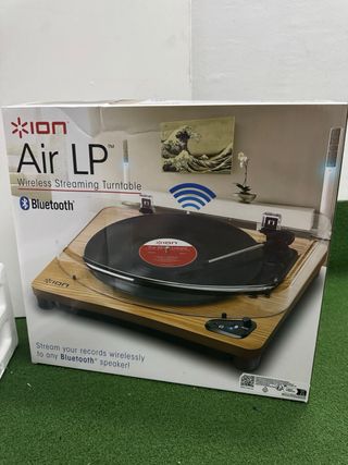ion Air LP - Tocadiscos Bluetooth Marrón