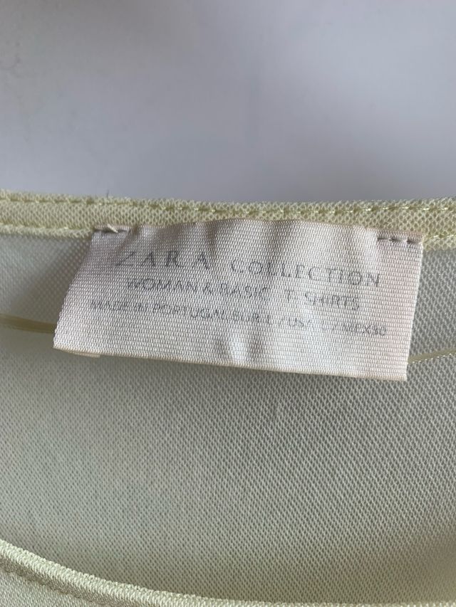 Blusa Amarilla Transparente