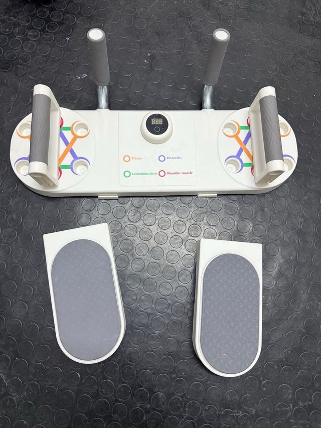 Tabla Flexiones con reposabrazos y Contador.