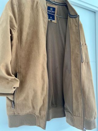 Chaqueta bomber marrón Green Coast