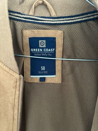 Chaqueta bomber marrón Green Coast