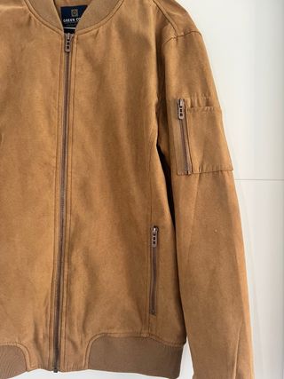 Chaqueta bomber marrón Green Coast