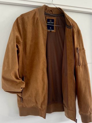 Chaqueta bomber marrón Green Coast