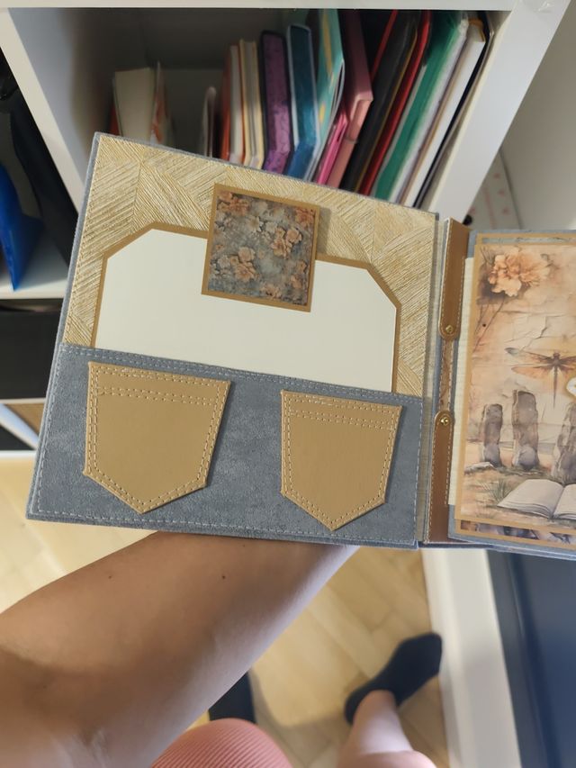 Álbum scrapbook artesanal