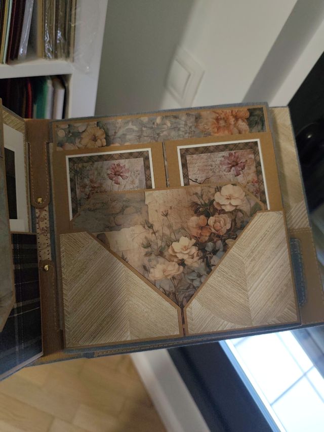 Álbum scrapbook artesanal