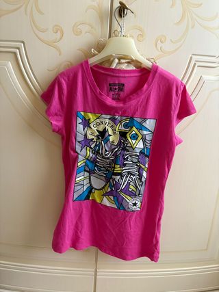 Maglia Converse Bambina Pink Tg.12