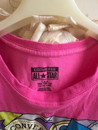 Maglia Converse Bambina Pink Tg.12