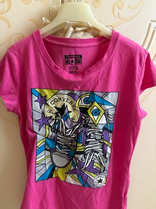 Maglia Converse Bambina Pink Tg.12