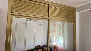 Armario 2 puertas correderas d aluminio con espejo