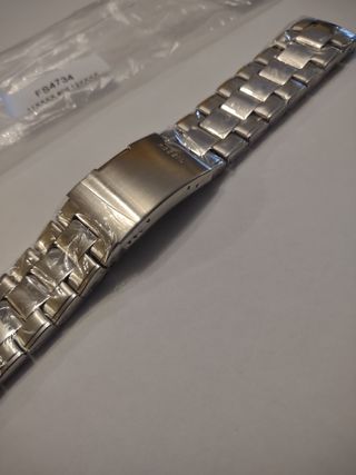Correa de reloj acero Fossil nueva