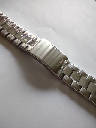 Correa de reloj acero Fossil nueva