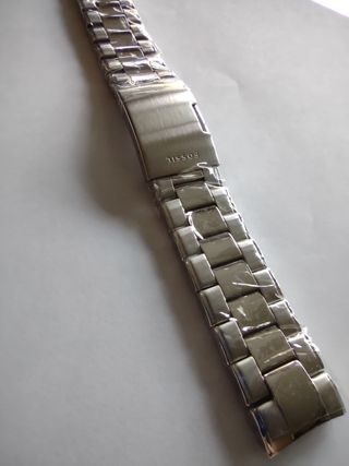 Correa de reloj acero Fossil nueva