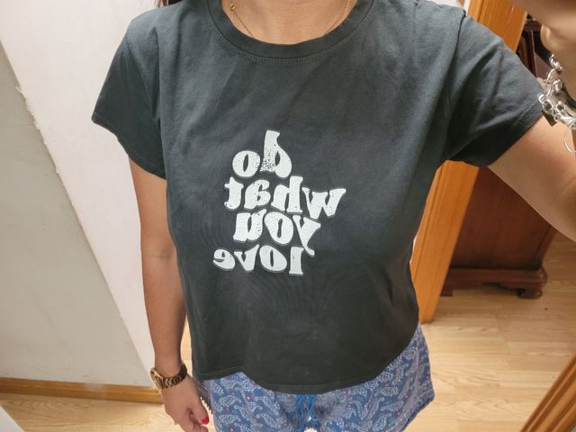 Camiseta renatta&go negra - Talla S