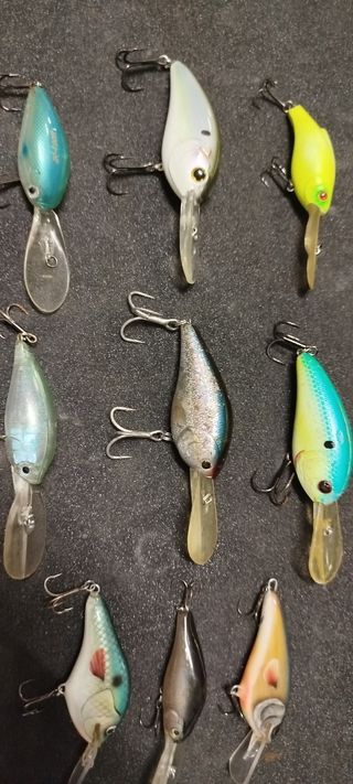 9 Señuelos de Pesca Crackbay