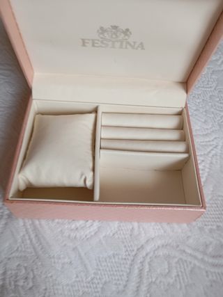 Caja joyero Festina rosa