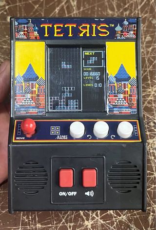 Mini máquina arcade Tetris 