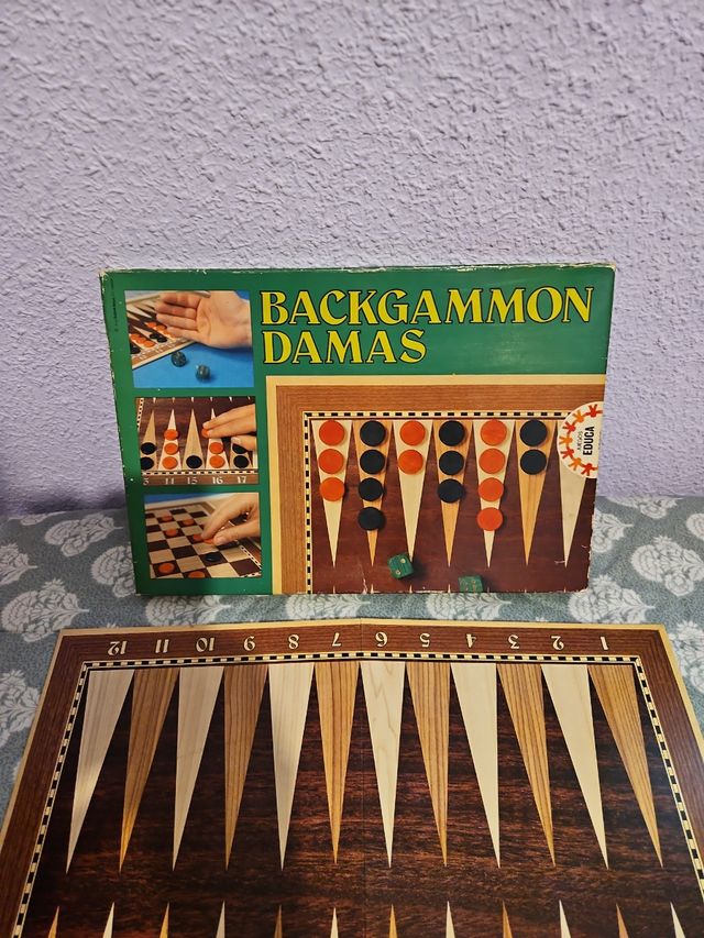 Backgammon Damas - Juego de Mesa