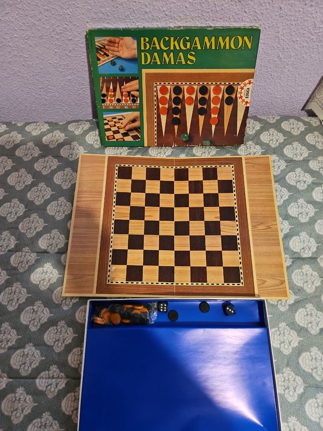 Backgammon Damas - Juego de Mesa