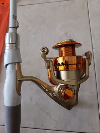 2 Cañas Pesca + Soporte